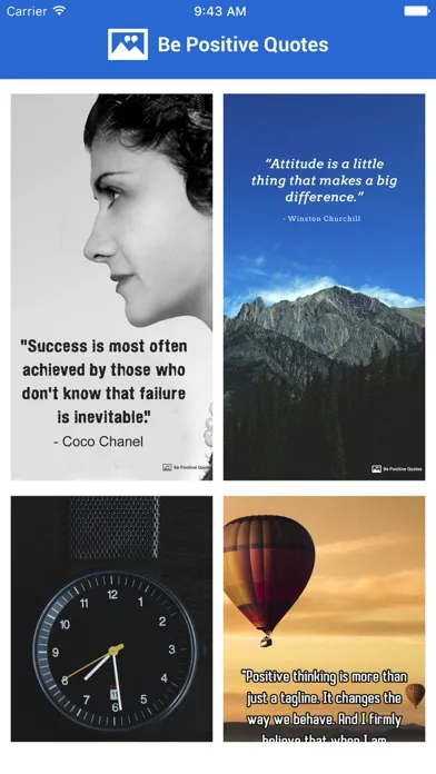 Ảnh chụp màn hình của Be Positive Quotes - Daily