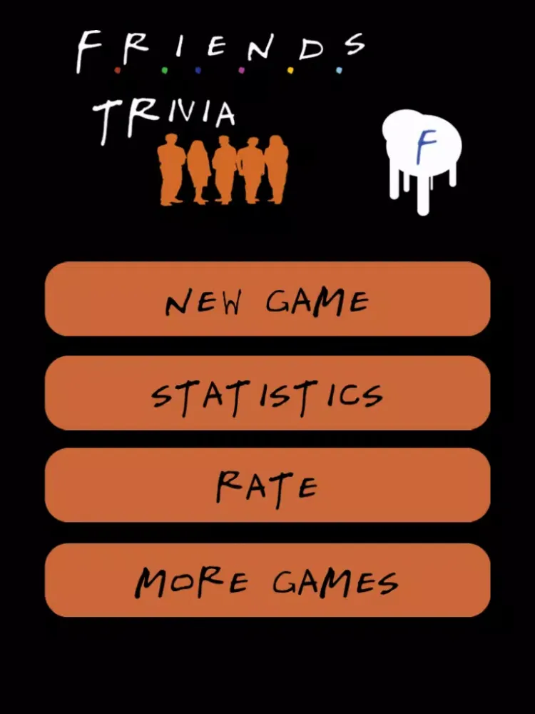 Trivia for FRIENDS - A fan quiz for one of the most loved TV sitcom's of the 90's iPad 應用截圖