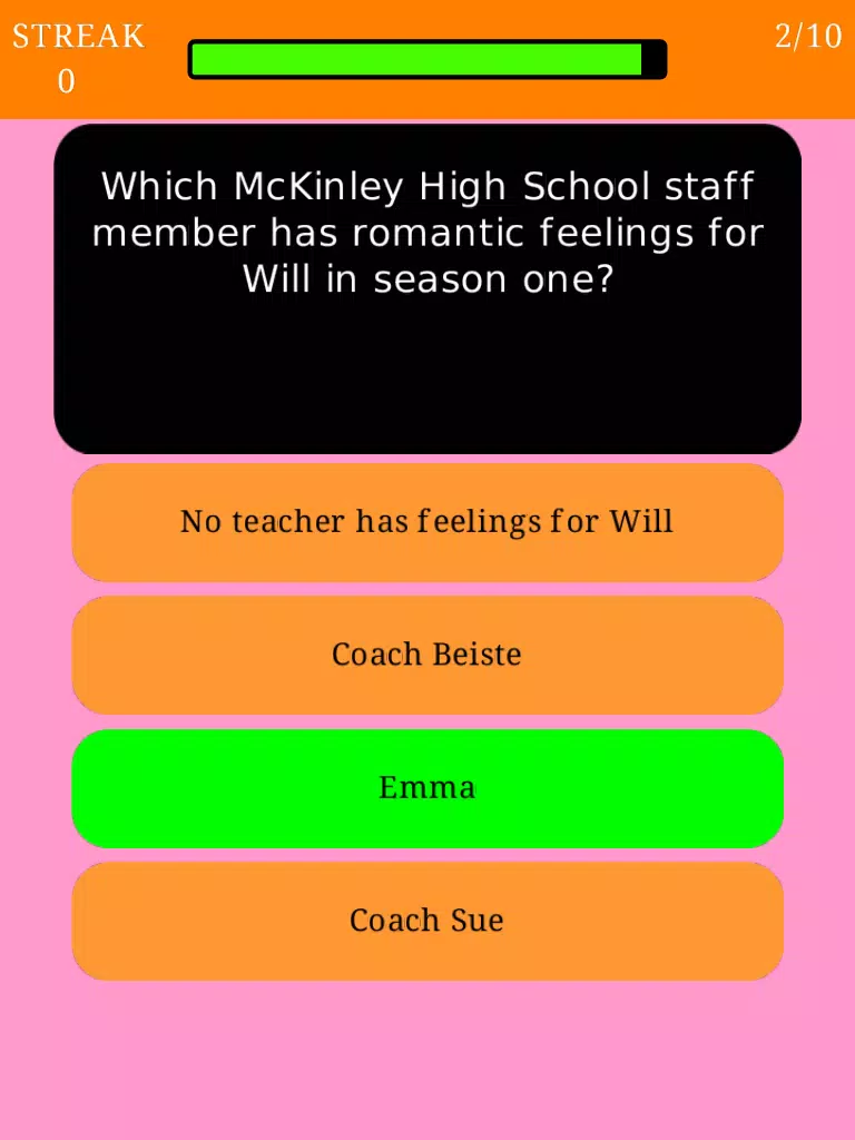 Zrzuty ekranu Trivia for Glee - Fan Quiz for the TV musical comedy series iPad 