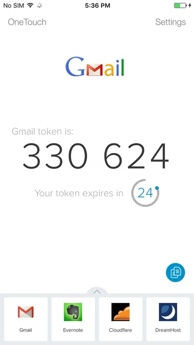 Capturas de pantalla de Twilio Authy