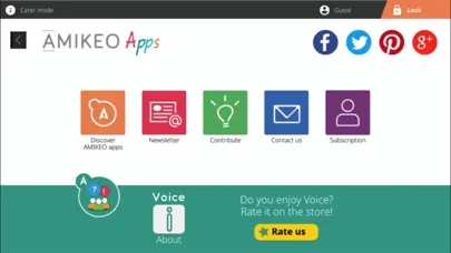 Скриншоты Voice — AMIKEO APPS