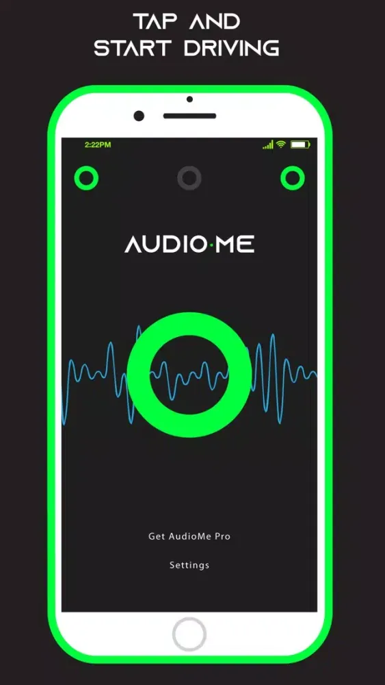 Capturas de tela do AudioMe
