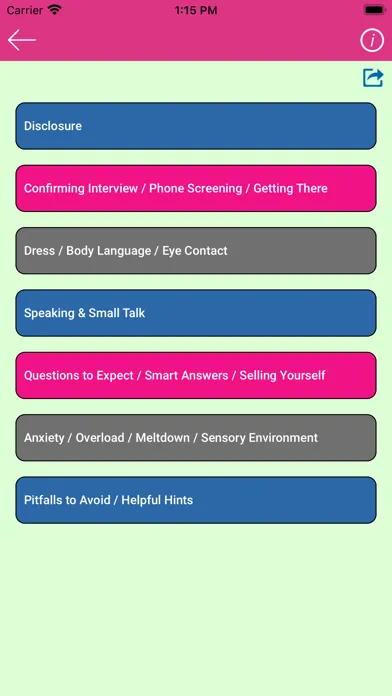 Interview Tips Autism Focused سکرین شاٹس