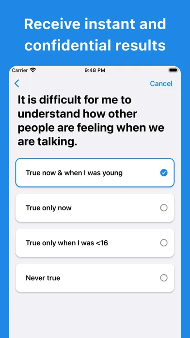 تصاویر Autism Test (Adult)