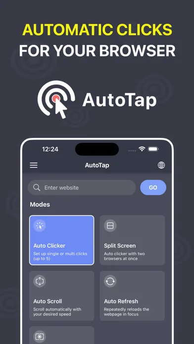 Capturas de tela do AutoClicker - Automatic Tapper