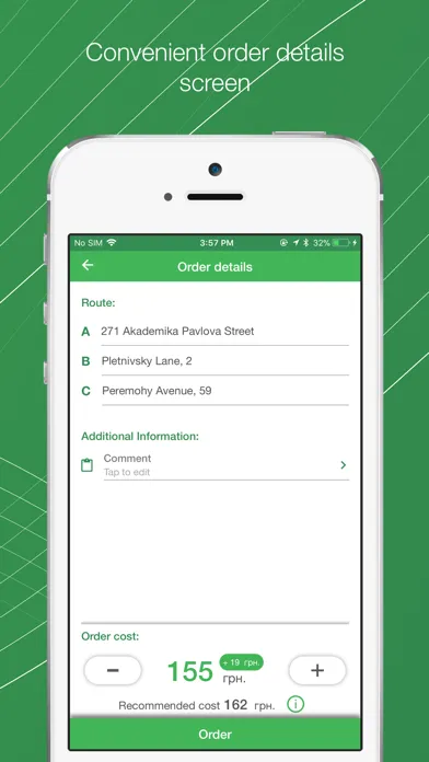 EcoTaxi UA Screenshots
