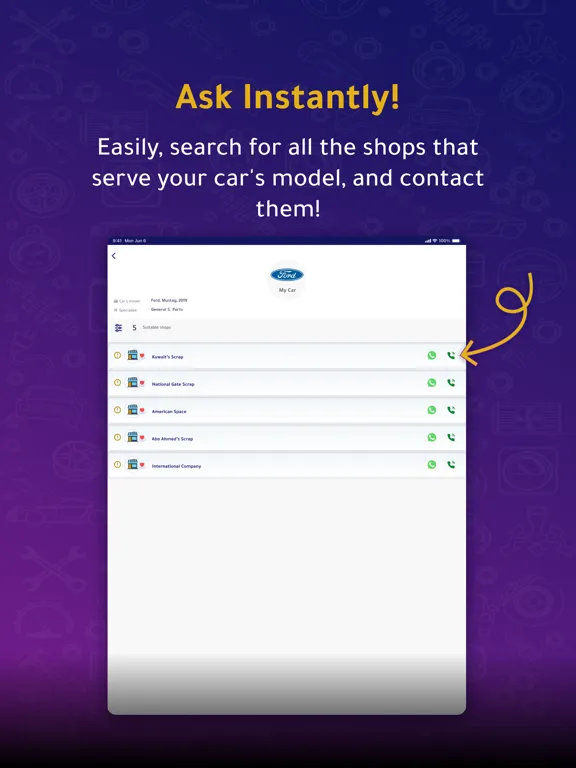 Auto service اوتو سيرفس iPad  スクリーンショット