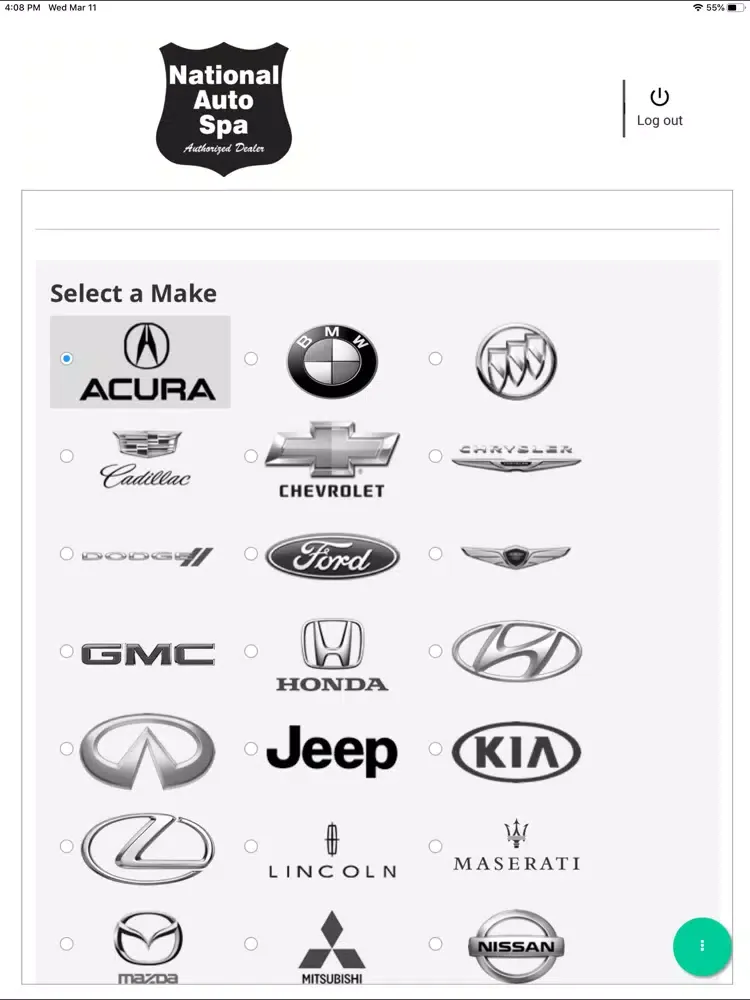 National Auto Spa iPad  Screenshots