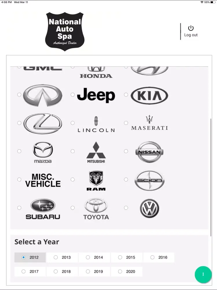 National Auto Spa iPad  Screenshots
