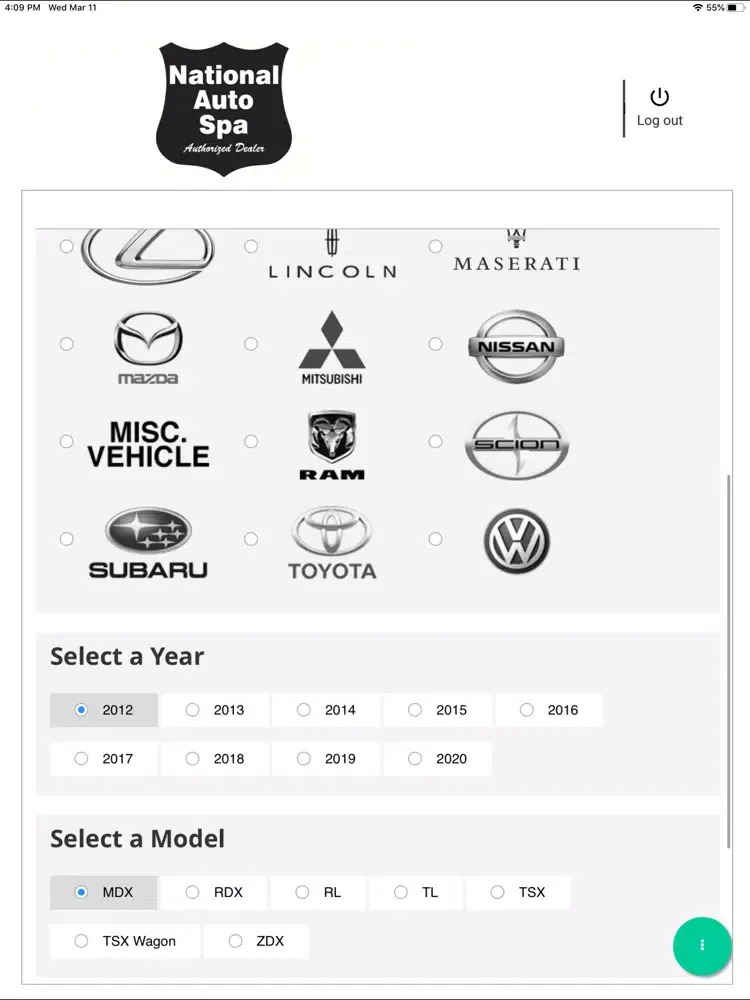 National Auto Spa iPad  Screenshots