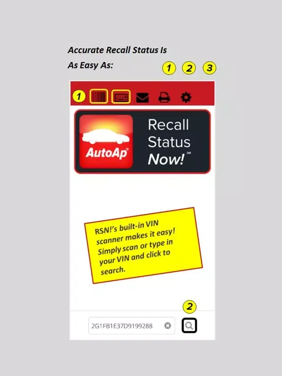 Capturas de pantalla de Recall Status Now! iPad 