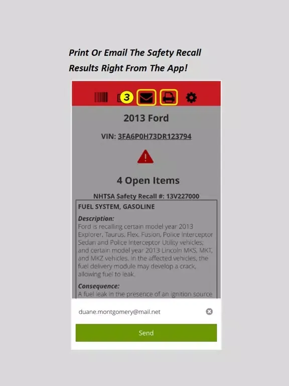 Capturas de pantalla de Recall Status Now! iPad 