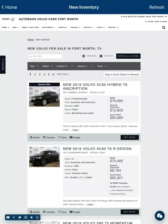 Autobahn Fort Worth iPad  Screenshots
