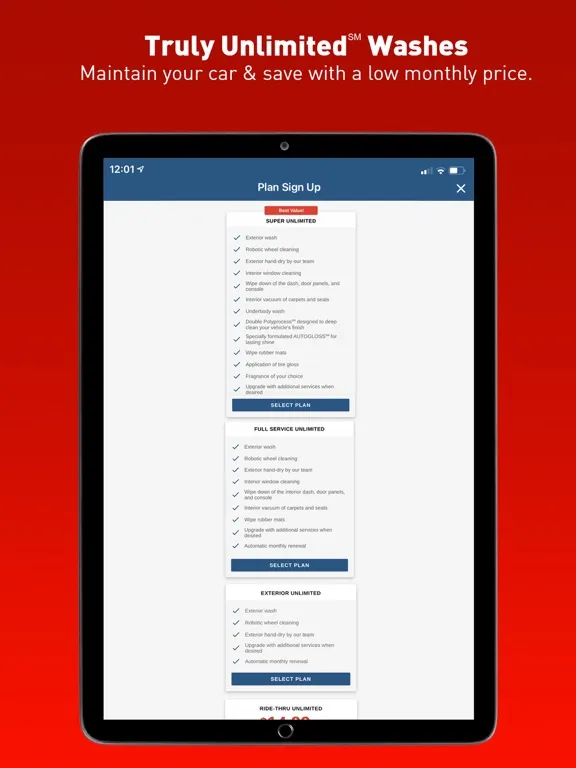 Autobell Car Wash iPad  سکرین شاٹس