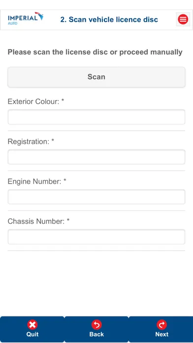 Screenshot di Imperial Self Service