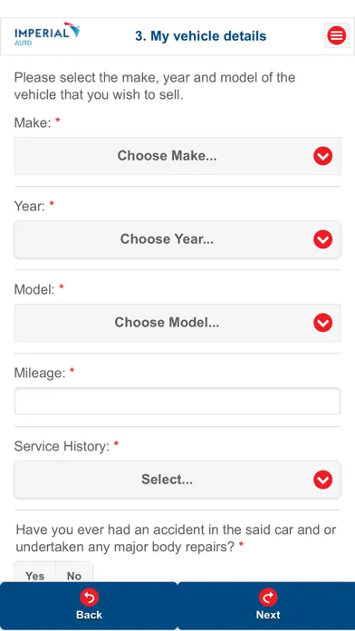 Screenshot di Imperial Self Service