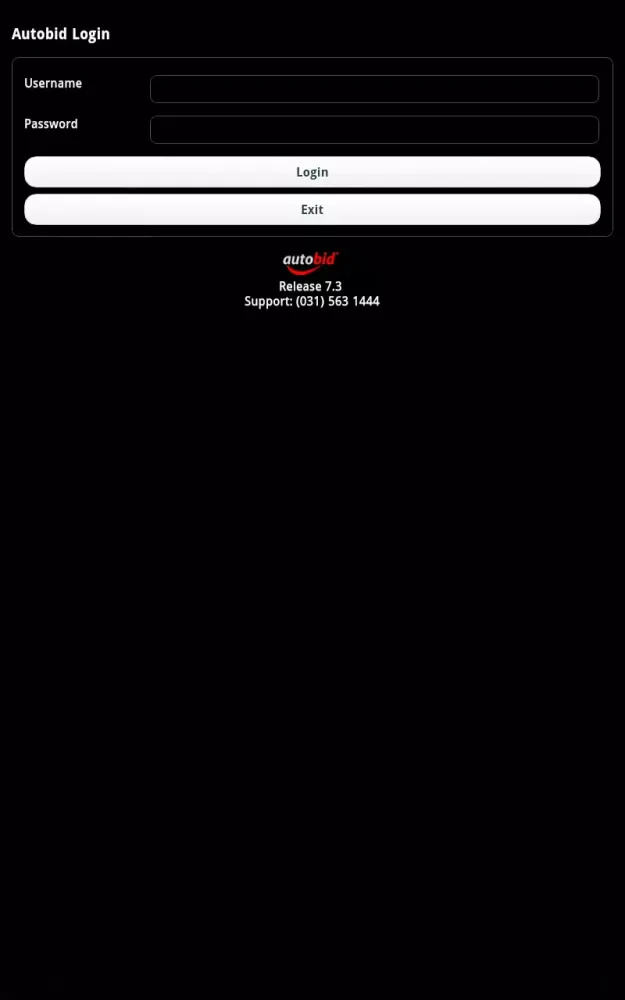ภาพหน้าจอของ Autobid