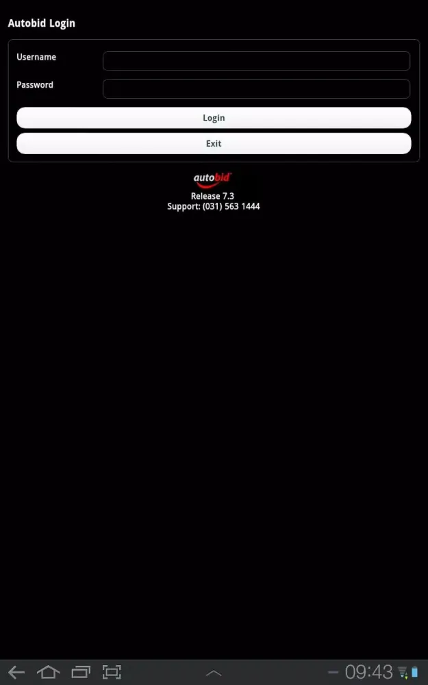 ภาพหน้าจอของ Autobid