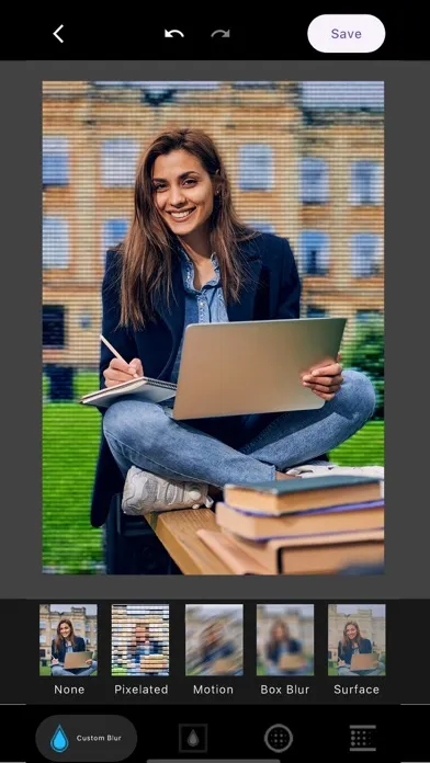 Zrzuty ekranu Photo Editor Face Blur Maker