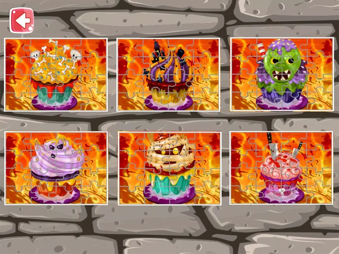 تصاویر Jigsaw Puzzle Cupcakes iPad 