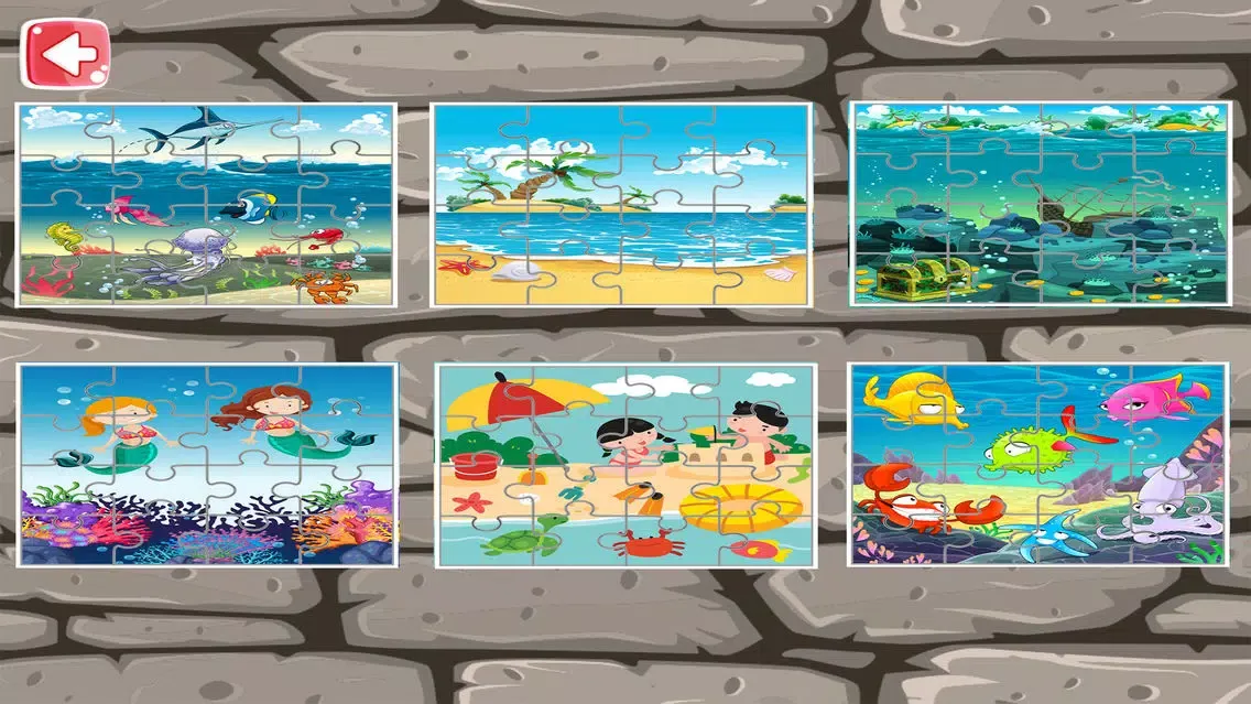Capturas de tela do Jigsaw Puzzle Sea