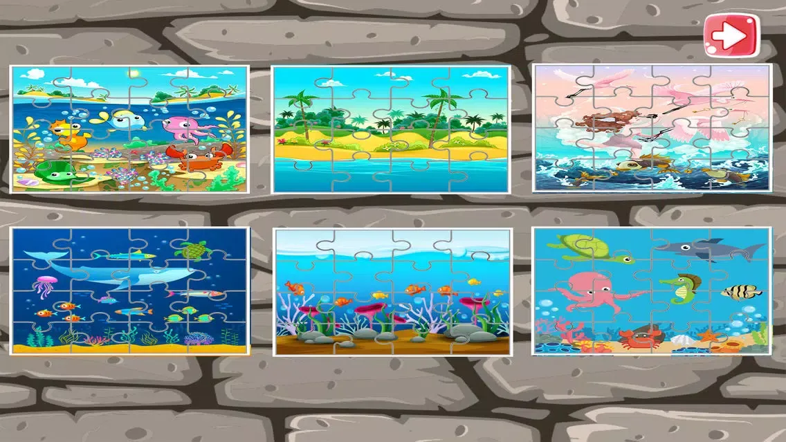 Capturas de tela do Jigsaw Puzzle Sea