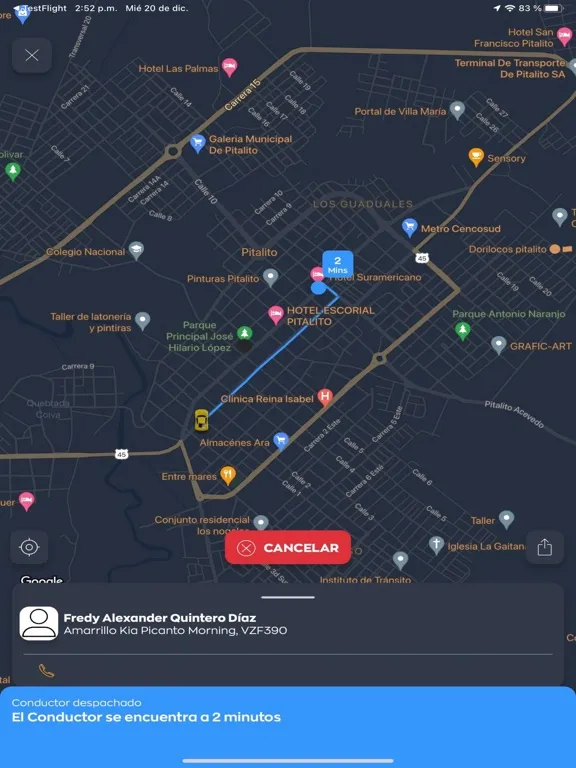 Capturas de pantalla de Bifrost Taxi iPad 