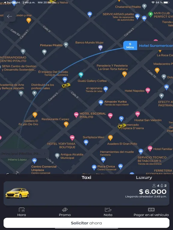 Capturas de pantalla de Bifrost Taxi iPad 