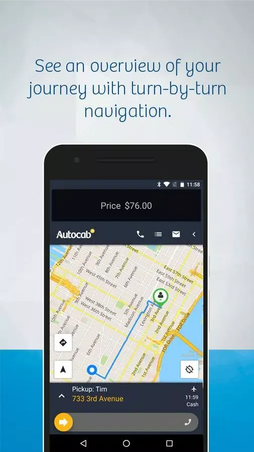 Zrzuty ekranu Autocab Driver Companion