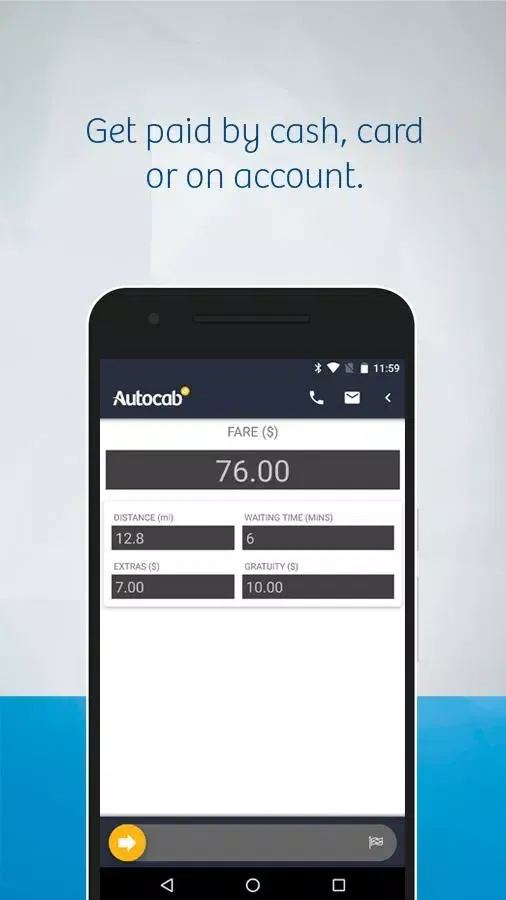 Zrzuty ekranu Autocab Driver Companion