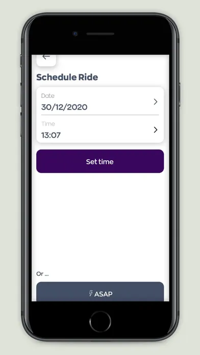 Tangkapan layar Hellotaxi App