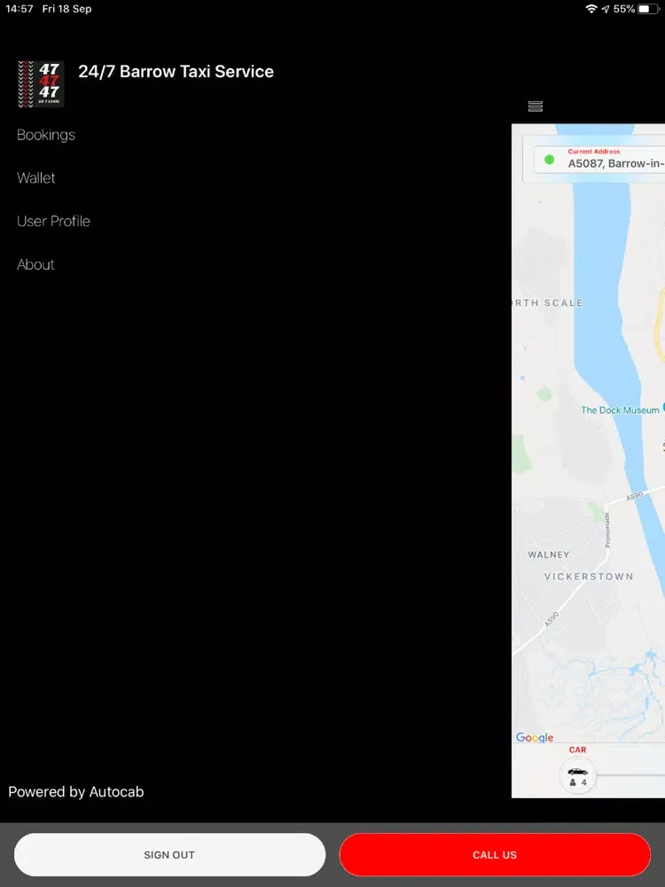 صور 24/7 Barrow Taxis iPad 
