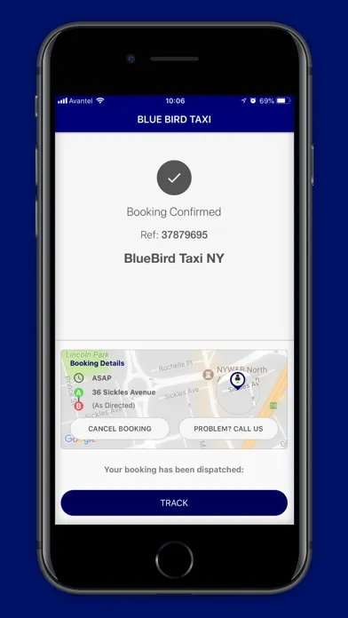 Ảnh chụp màn hình của BLUE BIRD TAXI NEW ROCHELLE