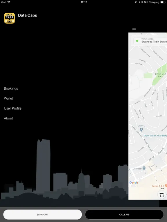 Data Cabs Swansea iPad  سکرین شاٹس