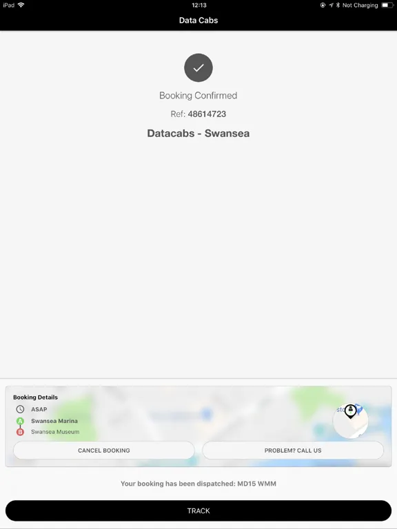 Data Cabs Swansea iPad  سکرین شاٹس