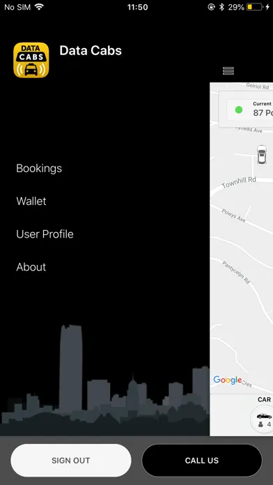 Data Cabs Swansea سکرین شاٹس