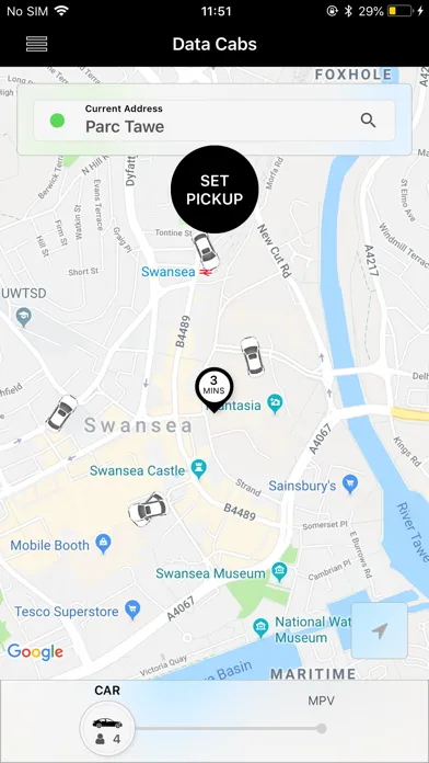 Data Cabs Swansea سکرین شاٹس
