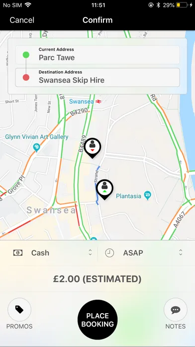 Data Cabs Swansea سکرین شاٹس