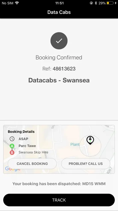 Data Cabs Swansea سکرین شاٹس