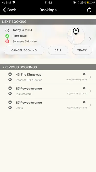 Data Cabs Swansea سکرین شاٹس