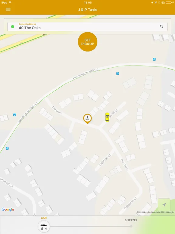 Скриншоты J&P Taxis iPad 