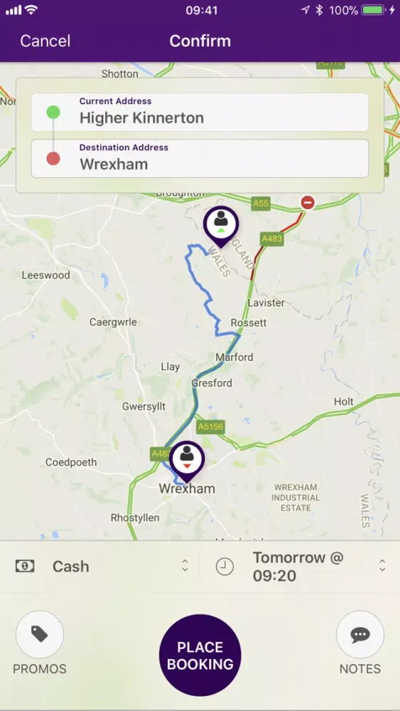 Zrzuty ekranu Wrexham Taxis