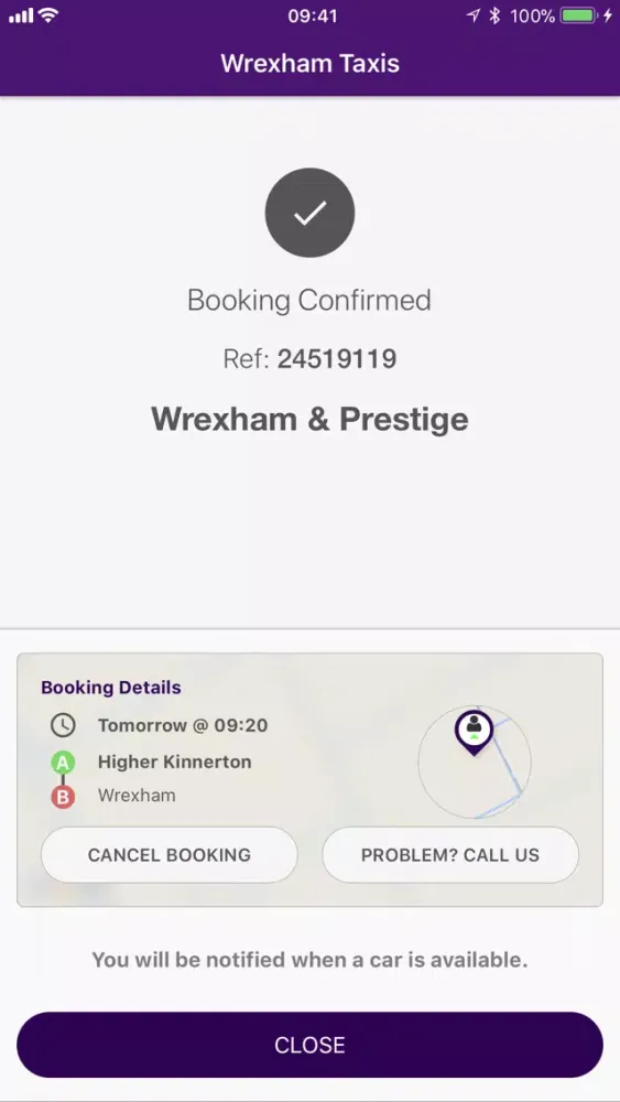 Zrzuty ekranu Wrexham Taxis