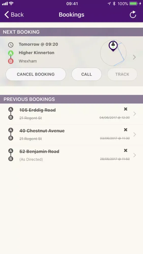 Zrzuty ekranu Wrexham Taxis