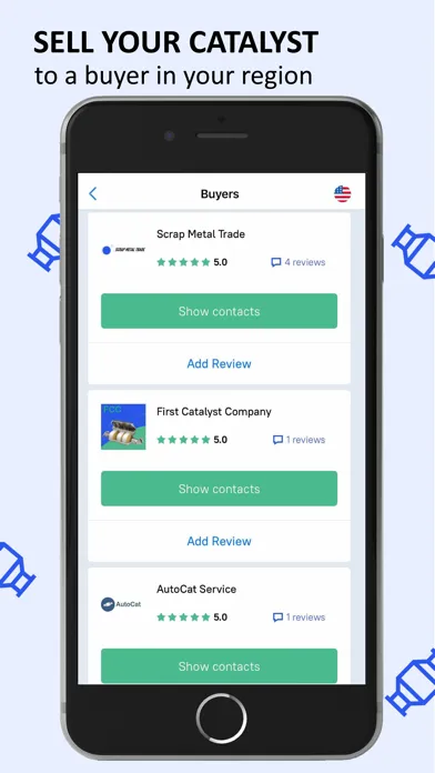 ภาพหน้าจอของ Auto Catalyst Market Catalog