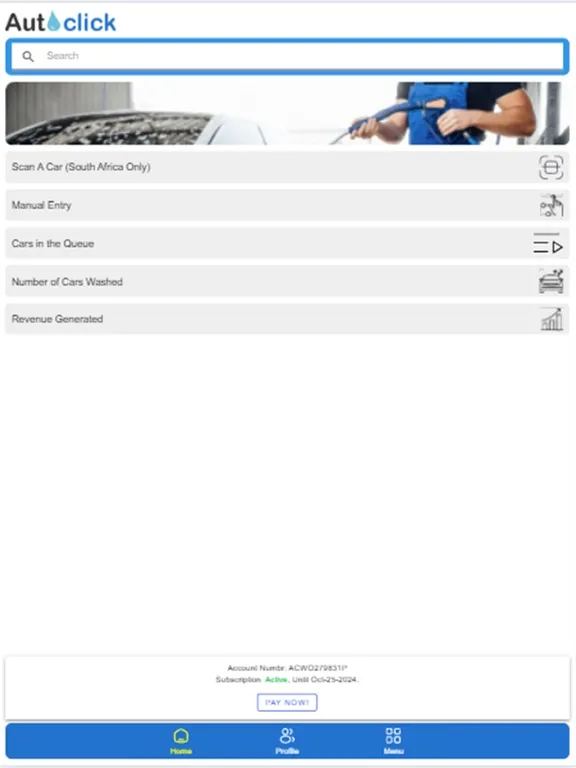 Screenshot di Autoclick Carwash Business iPad 