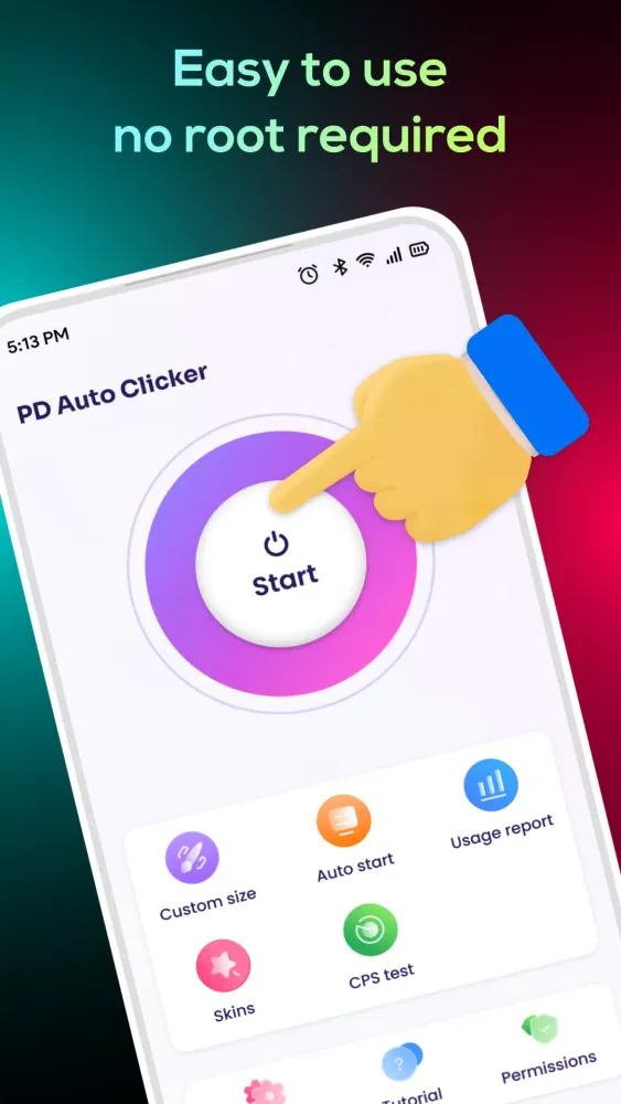 Tangkapan skrin PD Auto Clicker - Auto Tap
