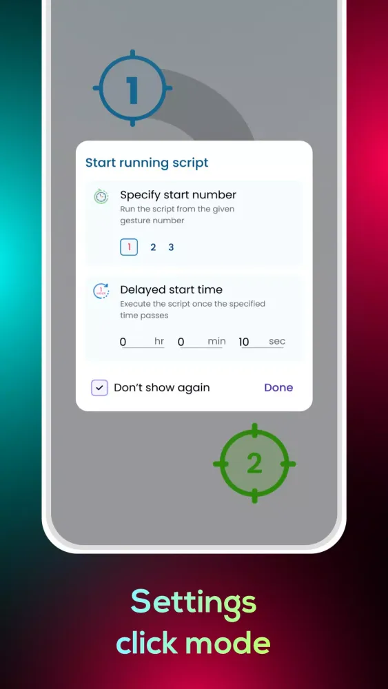 Tangkapan skrin PD Auto Clicker - Auto Tap