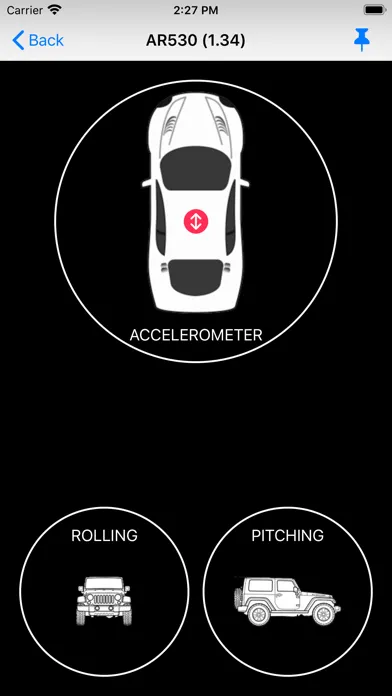Tangkapan layar AutoCloud TPMS
