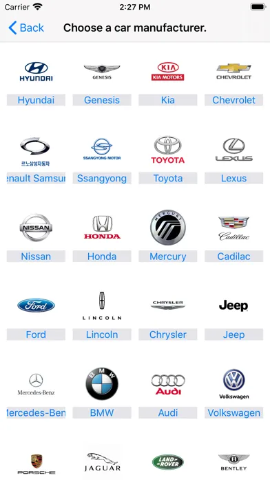 Tangkapan layar AutoCloud TPMS